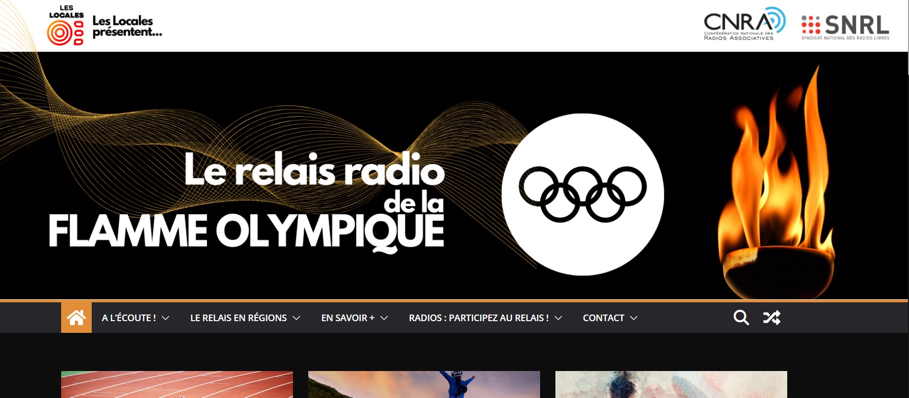 Le Relais Radio de la Flamme Olympique, d'étape en étape, de micro en micro!